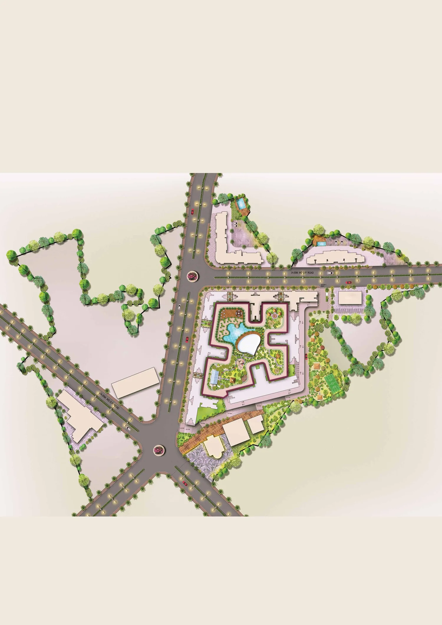 Master plan of Venus Skky City